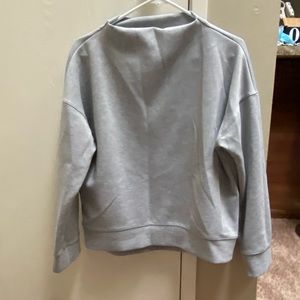 Prologue Cowl Neck Light Gray Sweater